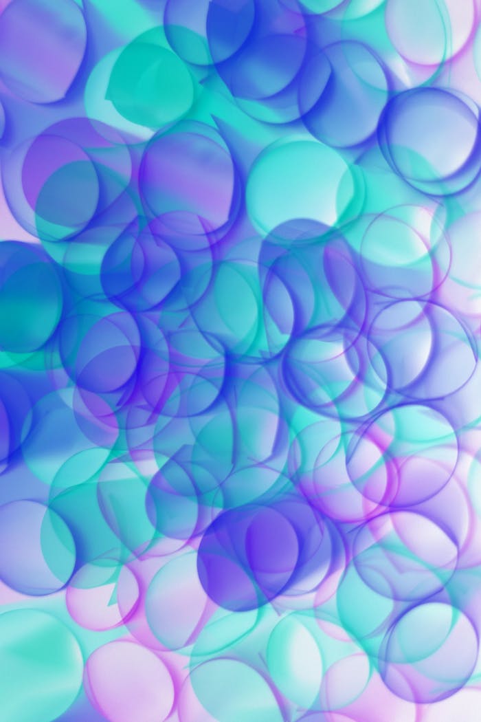 Services Bright and vibrant abstract bubbles in pastel colors create a dreamlike visual effect.